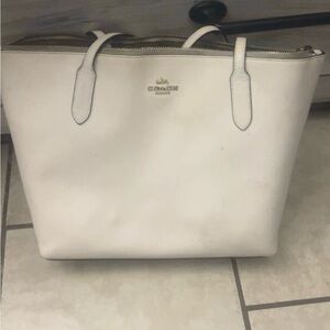 Coach Ivory Tote Bag